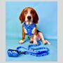 Blue Polka Dot Dog Collar, thumbnail 2 of 3