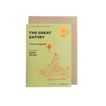 The Great Gatsby Audiobook In A Card Gift, 5 of 9