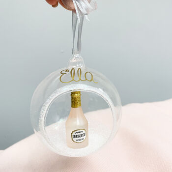 Personalised Prosecco Bauble, 4 of 10