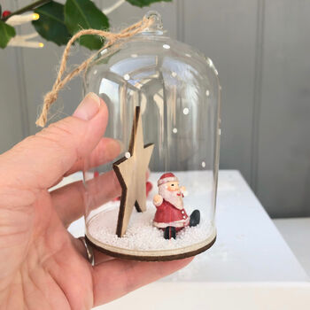Christmas Santa In Glass Dome, 2 of 2