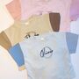 Personalised Embroidered T Shirt Romper, thumbnail 1 of 4