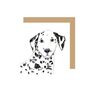 Daisy The Dalmatian Greetings Card, thumbnail 1 of 2