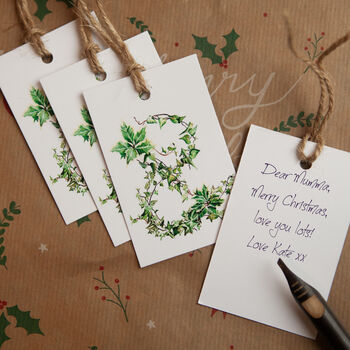 The Holly And The Ivy Gift Tags, 2 of 8