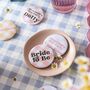 Cute Gingham Personalised Hen Party Badges, thumbnail 1 of 4
