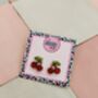 Sweet Cherry Glitter Resin Studs / Rockabilly Jewellery Retro Sparkly Fruit Studs / Gift For Her, thumbnail 3 of 5