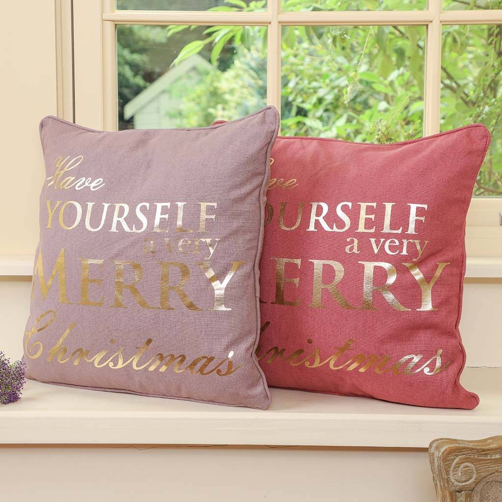 Luxury Merry Christmas Cushion Collection By Dibor