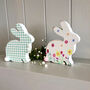 Personalised Wooden Easter Bunny, thumbnail 3 of 3