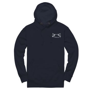 Personalised Cat Ears With Pet Name Unisex Hoodie, 8 of 12