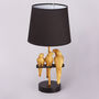 G Decor Aviary Doré Gold Parrot Bedside And Table Lamp With Black Shade, thumbnail 1 of 5