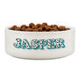 Personalised Blue Spots Pet Bowl 15cm, thumbnail 2 of 2