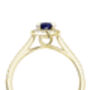 Rosalind Created Sapphire And Lab Grown Diamond Ring, thumbnail 7 of 11