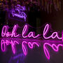 Ooh La La Neon Light, thumbnail 1 of 3