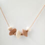 Coffee And Cream Nursing Necklace, thumbnail 6 of 8
