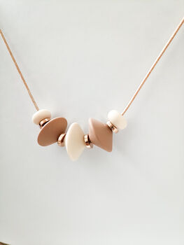 Coffee And Cream Nursing Necklace, 6 of 8