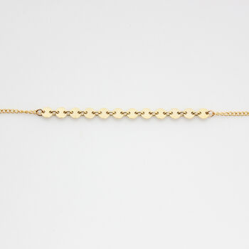 Gold Filled Sequin Bracelet, 6 of 7