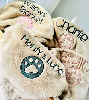 Personalised Dog Blanket, 6 of 11