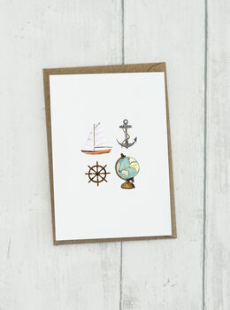 Personalised Sailing Greetings Card, 5 of 5