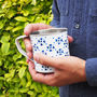 Yana Stainless Steel Hand Painted Enamel Mug, thumbnail 3 of 6