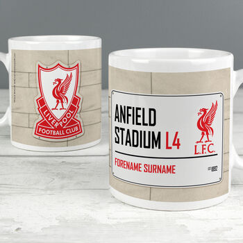 Personalised Football Street Sign Mug, 4 of 9