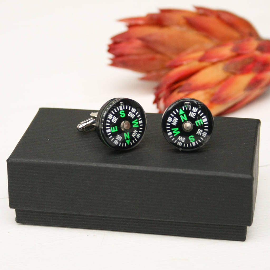 Compass Cufflinks By Juliet Reeves Designs