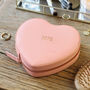 Personalised Initials Heart Travel Jewellery Case, thumbnail 6 of 11