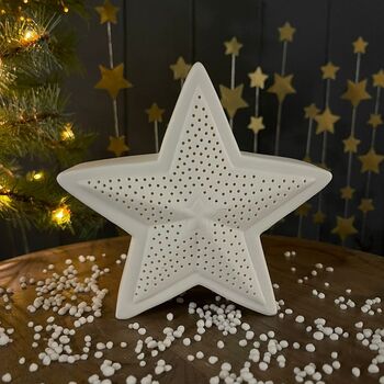 Ceramic LED Light Up Star, 2 of 4