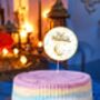Eid Mubarak Candy Floss Celebration Cake – Eight Inch | Halal, Vegan, Gluten Free | Glossy Eid Topper, thumbnail 3 of 7