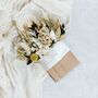 Groom's Pocket Square Dried Flower Wedding Boutonniere, thumbnail 2 of 2