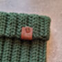 Clover Green Roll Top Dog Snood, thumbnail 3 of 4