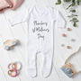 Personalised First Mothers Day Babygrow, thumbnail 1 of 10