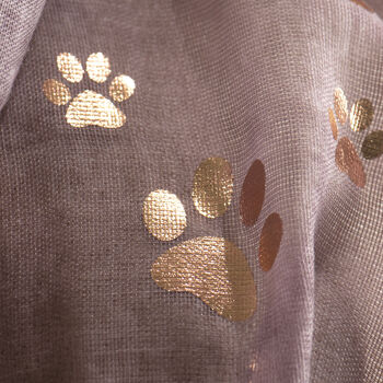 Pawprint Personalised Initial Scarf, 7 of 12