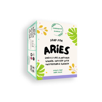 Soap For Aries Funny Novelty Zodiac Gift, 5 of 6