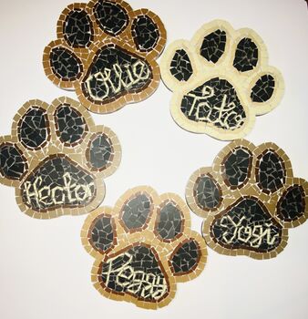 Personalised Pet Paw Print Keepsake Decoration, 8 of 8