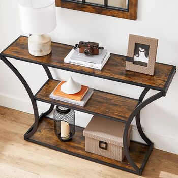 Console Table Entryway Table With Curved Frames, 2 of 9