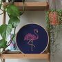 Flamingo Embroidery Kit, thumbnail 4 of 6