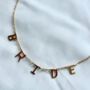 Gold Bride To Be Hen Party Necklace, thumbnail 1 of 3