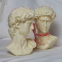 Large David Head Statue Soy Wax Candle, thumbnail 4 of 7
