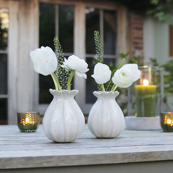 Poppy Seed Head Ceramic Bud Vase, 2 of 3