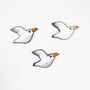 Hand Painted Wooden Flying Seagull Wall Hanging, thumbnail 3 of 6