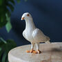 Cast Iron Dove Ornament, Bird Decor, thumbnail 1 of 5