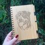 Personalised Rottweiler Dog Engraved Notebook, thumbnail 2 of 6