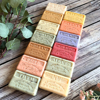 Handmade Exfoliating Natural French Soaps Gift Set, 4 of 6