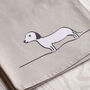 Sausage Dog Tea Towel, thumbnail 2 of 2