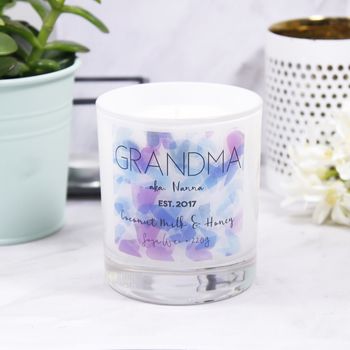 'Grandma' Mother's Day Luxury Scented Glass Candle, 5 of 9