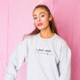 I Just Want Snacks Embroidered Sweatshirt, thumbnail 9 of 11