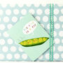 Mini Twin Peas Card, thumbnail 5 of 5