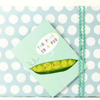 Mini Twin Peas Card, 5 of 5