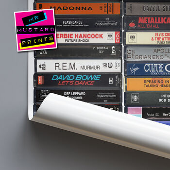 43rd Birthday, Music From 1983 Personalised Print, 5 of 10