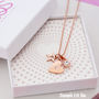 Lucky Dip Rose Gold Necklace, thumbnail 5 of 8