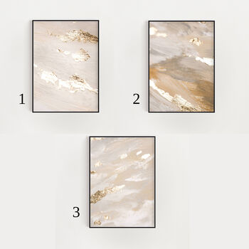 Paint Stroke Nude And Gold No.One, 2 of 8